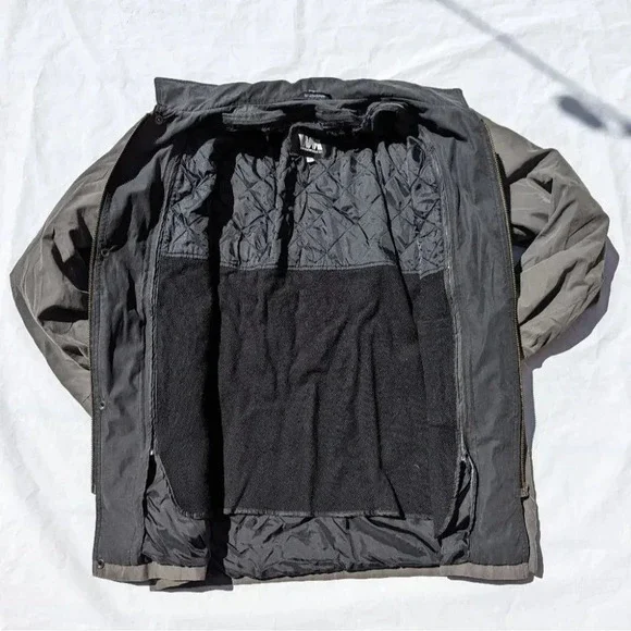 Vintage Mens Green Weatherman Jacket with  Zip Out Layer - Size 40 - Picture 6 of 11